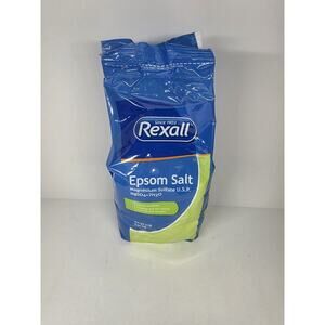 Rexall 4Lb. Foot And Body Soak Epsom Salt Soothes Control Odor Detox Pores